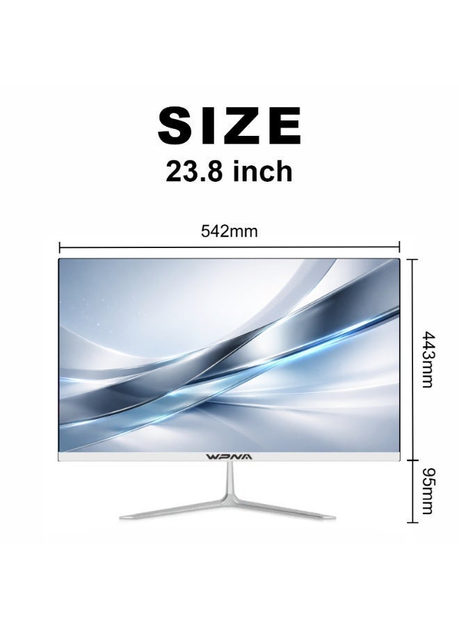 WPNA All-In-One 24-inch Desktop, Core i7-4790 Processor/16GB RAM/512GB SSD/With Keyboard And Mouse/Intel UHD Graphics/Windows 10 English/white/HT24 english - Image 2