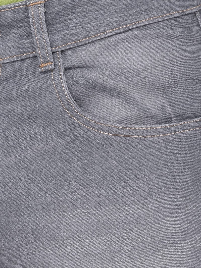 Ben Martin Men's Regular Fit Stretchable 32 Size Grey Cotton Denim High Rise Jeans Pant for Men, JJ3-2 - Image 5