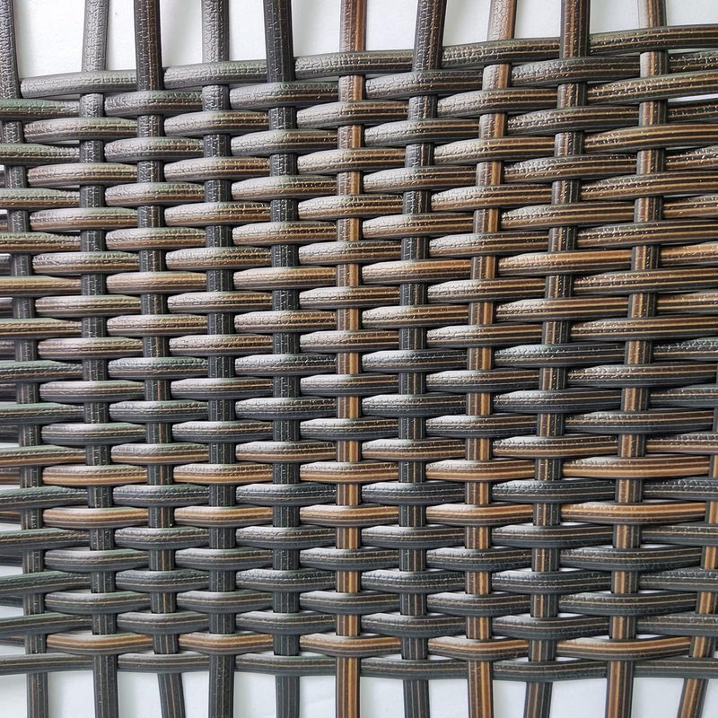 Feyart 114ft 8mm All Weather Rattan + Weaving Tool, Repair Kit for Rattan Garden Furniture Set Table Chair Sofa, Gradient Brown - Image 2