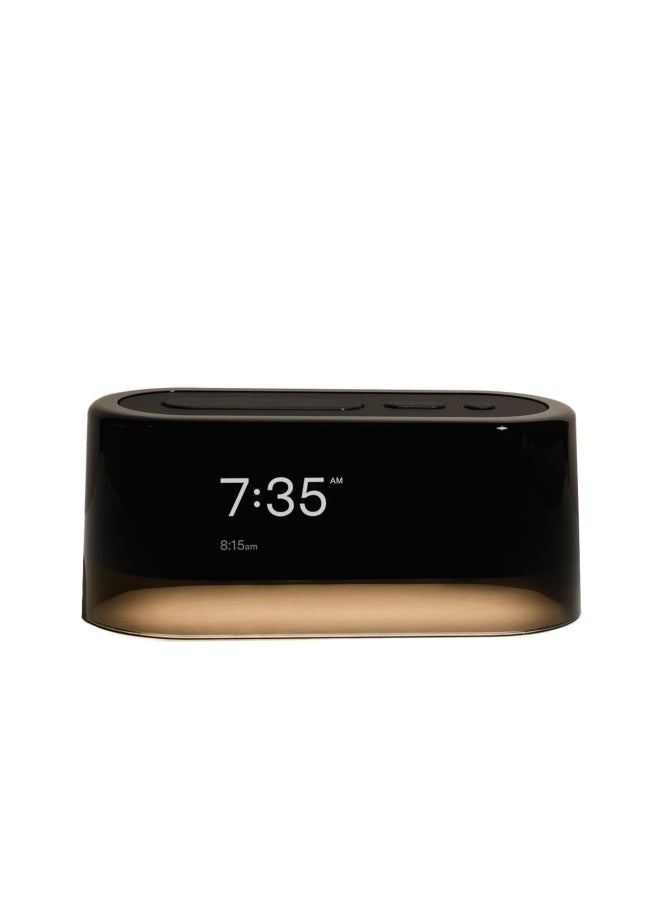 Generic - Loftie  Smart Alarm Clock - Sound Machine  Bluetooth Speaker  Custom Alarms  Wellness Content  White Noise  Nature Sounds  Nightlight  Blackout Mode  Morning Routines  Evening Routines  Black Top - Image 1