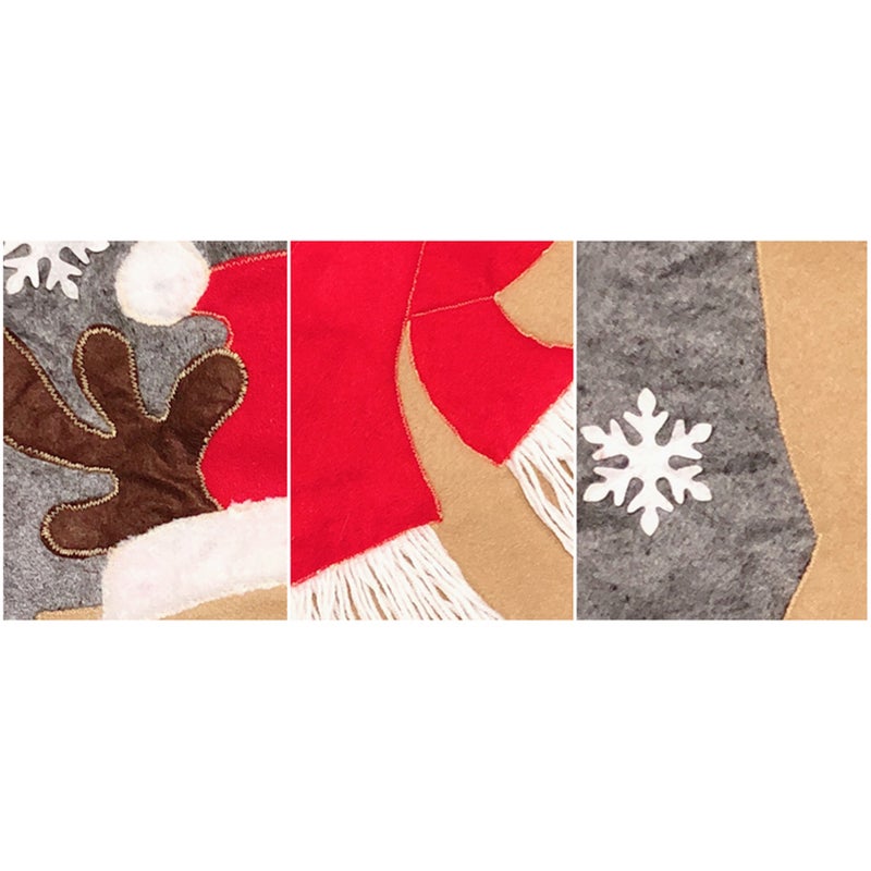 Christmas Santa Snowman Deer Toilet Seat Cover Rug Set for Christmas Decorations Party Accessories Bathroom - Image 5