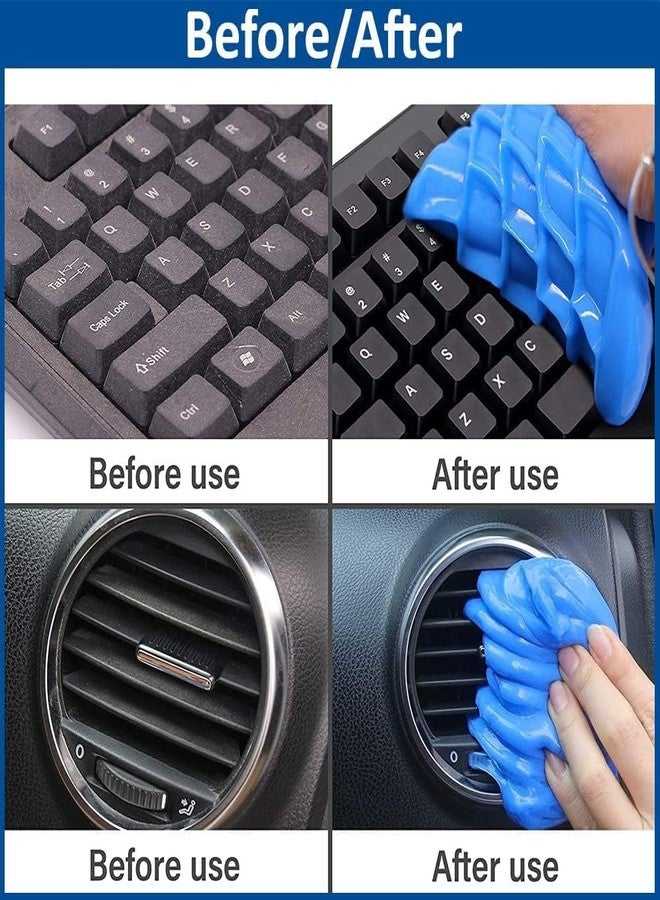 PRAPATTI Super Clean Magic Gel - Universal Cleaning Gel for Car, Keyboard, and Electronics - Non-Toxic & Reusable Dust Cleaner - Perfect for Auto Vents, PC, and More (160 Gram, Pack of 1) - Image 5