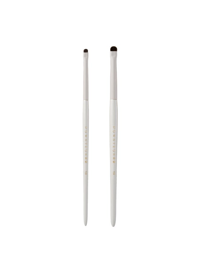 Rownyeon Eyeliner Brush, Eyeshadow Brush, Small Horse Hair Ultra-small Makeup Brush, Eyebrow Smudge Brush, Eye Makeup Detail Brush