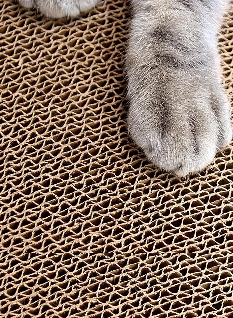 MARGOUN Cat Scratcher Cardboard Cat Scratch Pad with Premium Scratch Textures Design Durable Cat Scratching Pad - Image 5