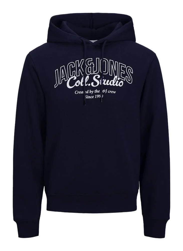 JACK & JONES Jjmakoto Drawstring Detailed Hoodie