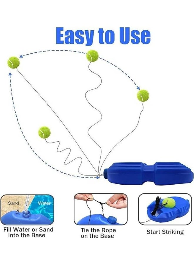 ADWHIZZ Adwhizz Self Tennis Practice Ball with String Tennis Trainer Rebound Ball Tennis Kit  - Image 3