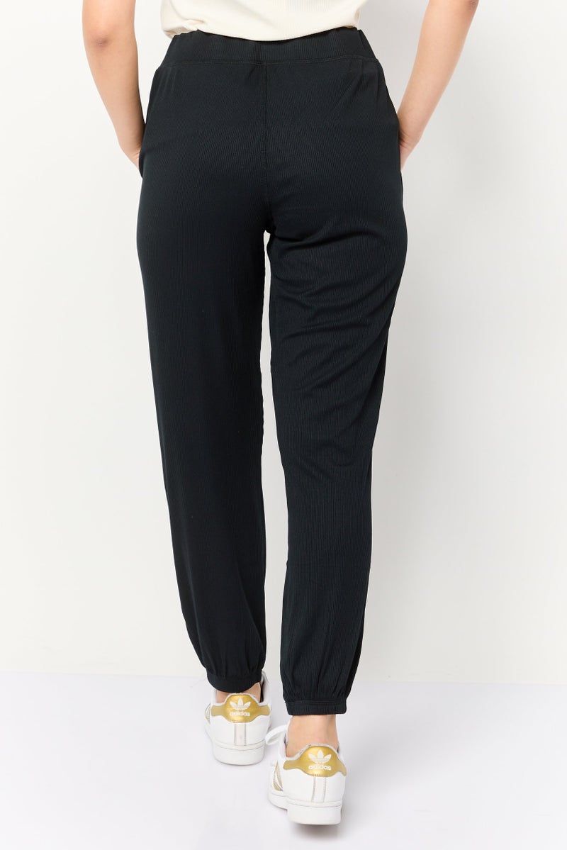 SKECHERS Women Relaxed Fit Training Track Pant, Black  - Image 3