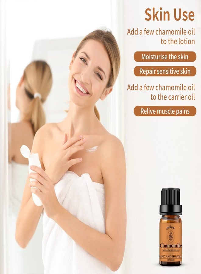 Yethious Organic Chamomile Essential Oil 100% Pure Aromatherapy Oils for Diffuser, Skin, Hair and Face, 10 Milliliters - Image 5