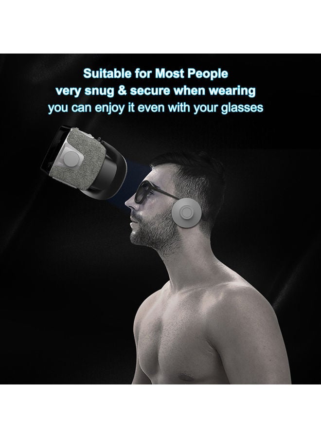 VR Eye Protected Virtual Reality Headset Grey/Black - Image 5