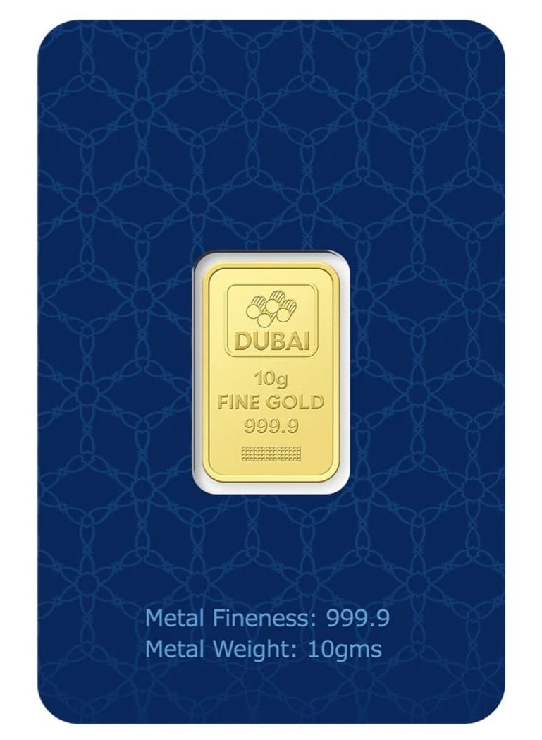 KHUSHBOO JEWELS FINE GOLD BAR 10g 24K 999.9 PURE - Image 2