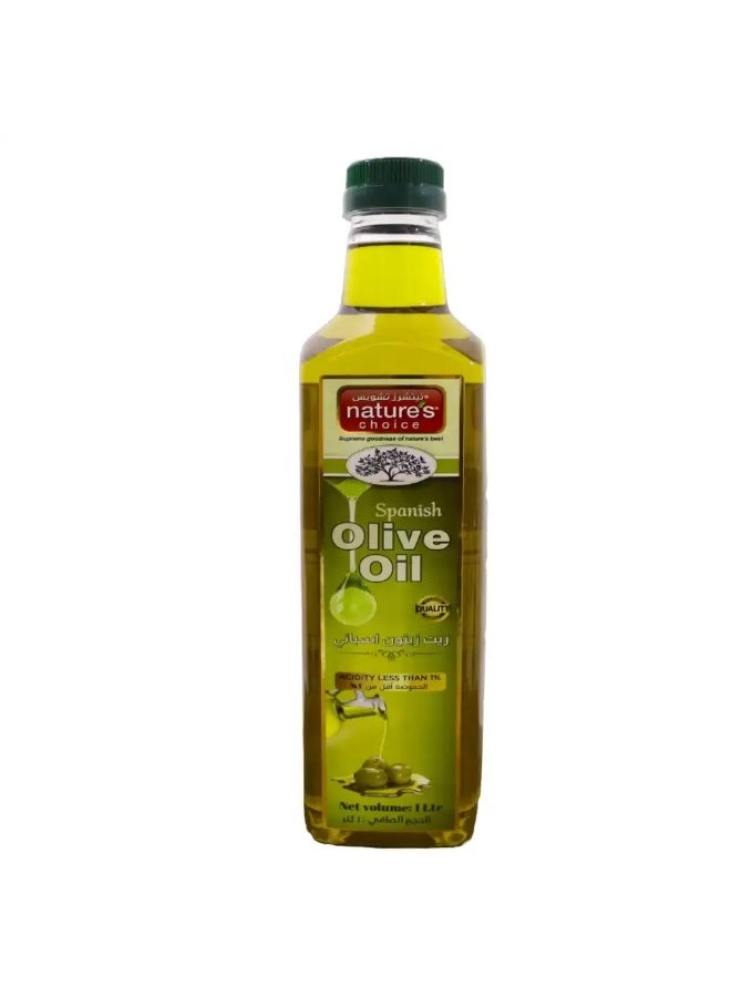 Nature's Choice Natures Choice Spanish Olive Oil With Less Than 1Percent Acidity- 1Ltr