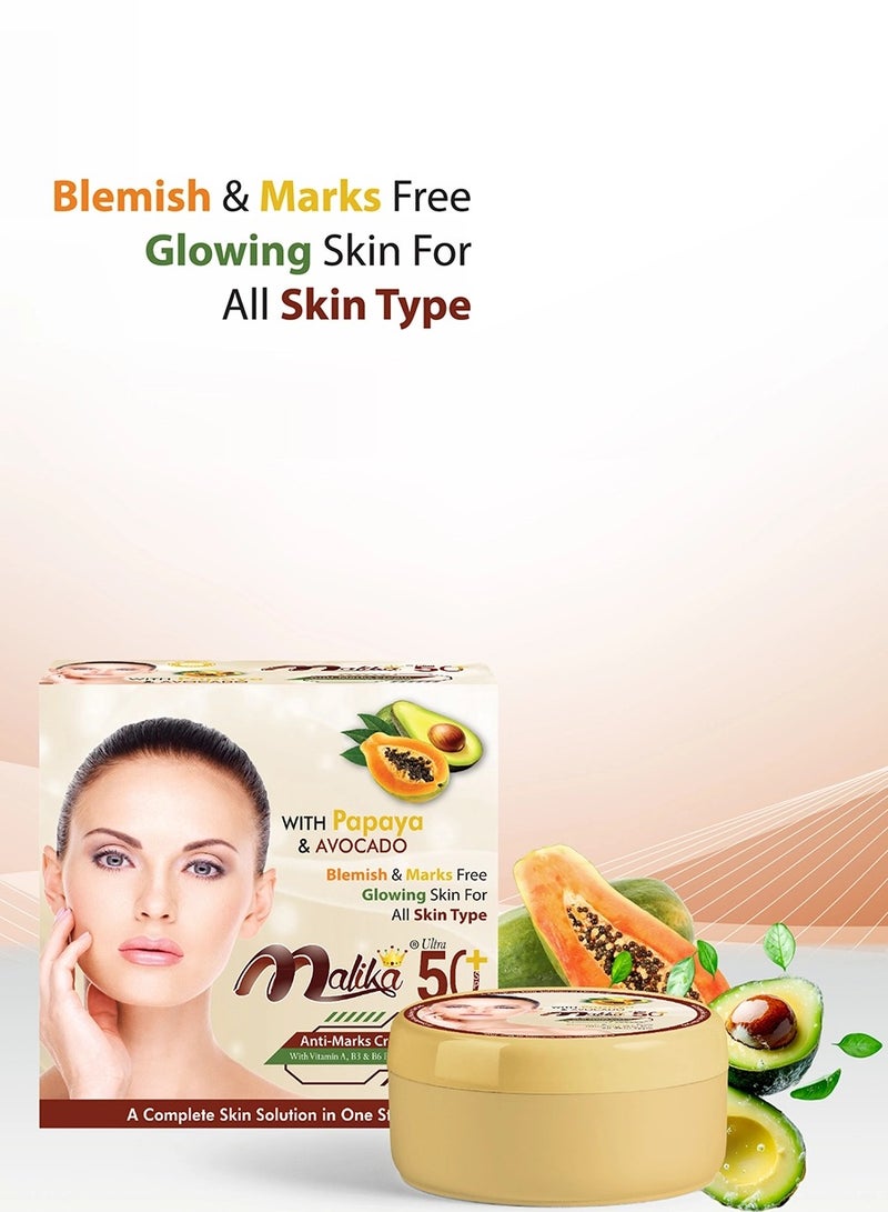 MALIKA SPF 50+ ANTI MARKS CREAM - Image 1