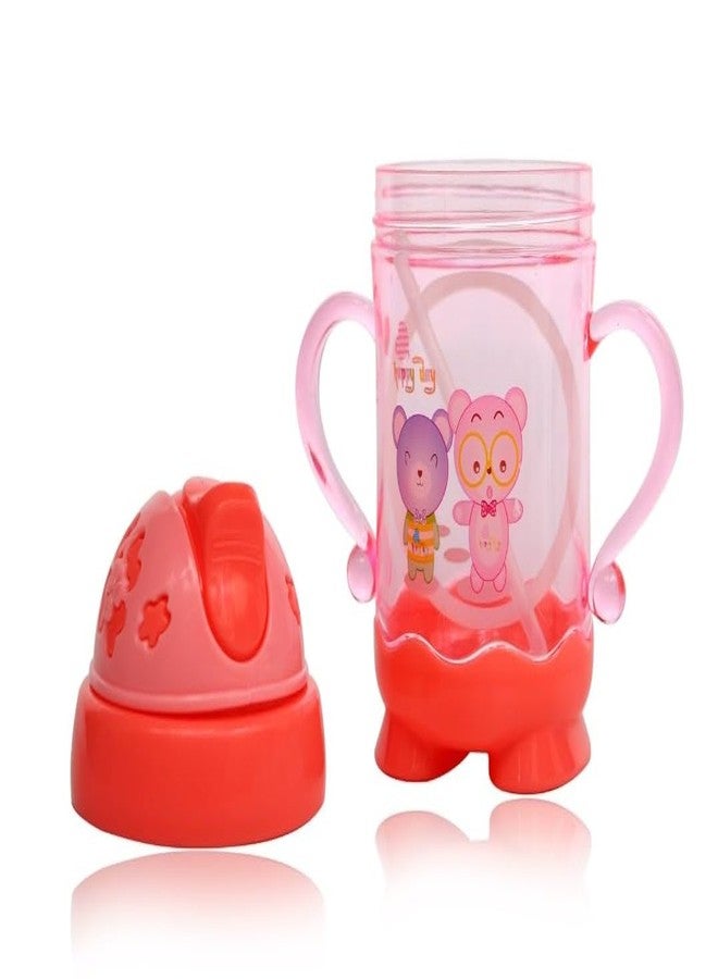 Alya The Cheeky Kidzz Premium Baby Straw Sipper 250ml for Feeding Water Milk Liquids Feeder Bottle (Design 605) - Image 4