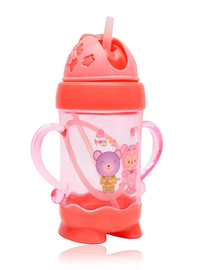 Alya The Cheeky Kidzz Premium Baby Straw Sipper 250ml for Feeding Water Milk Liquids Feeder Bottle (Design 605) - Image 2