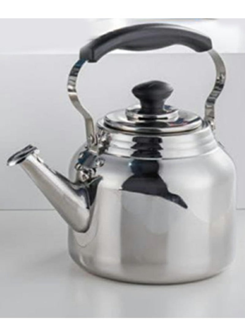 Stylish one-piece stainless steel teapot, silver/black - pzsku/ZFA981DCCD5722E9E5E4FZ/45/_/1710276200/b8886e16-dd33-4789-b2e7-affc7b8bbe1c