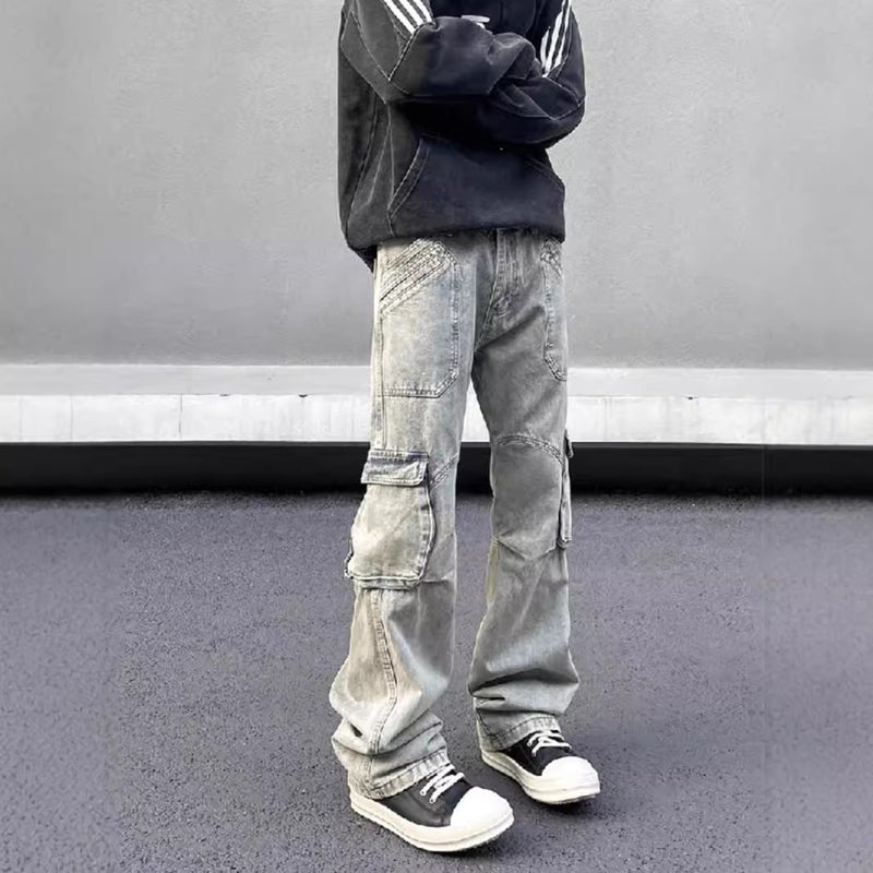 Unisex Casual Daily Denim Jeans - Image 2