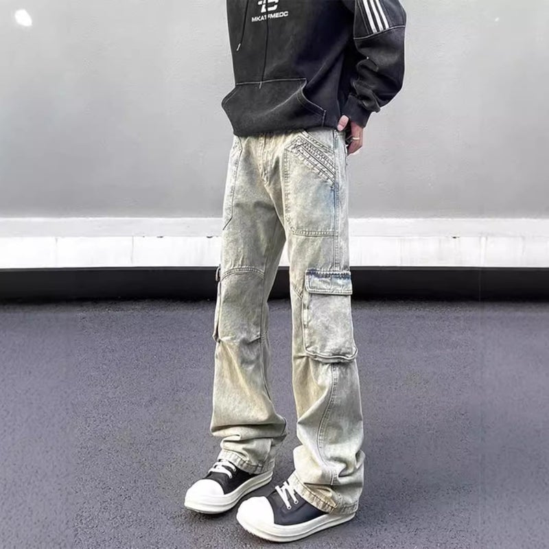 Unisex Casual Daily Denim Jeans - Image 3