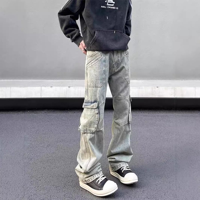 Unisex Casual Daily Denim Jeans - Image 1