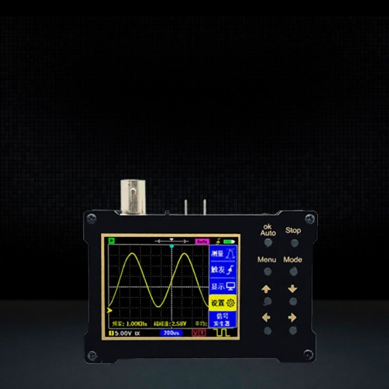 DSO154Pro راسم إشارة رقمي بشاشة ملونة TFT مقاس 2.4 بوصة بدقة 320*240 ومعدل أخذ عينات 40 ميجا عينة في الثانية مع دعم مولد إشارة - Image 5