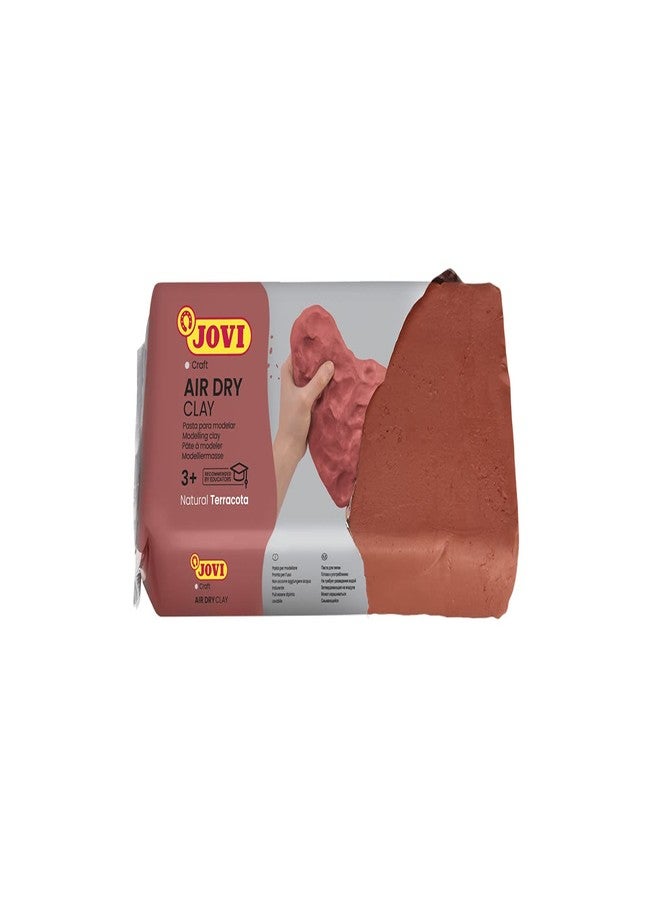 Jovi Air-Dry Modeling Clay; 8.8 oz. Terracotta, Non-staining, Perfect for Arts and Crafts Projects - Image 2