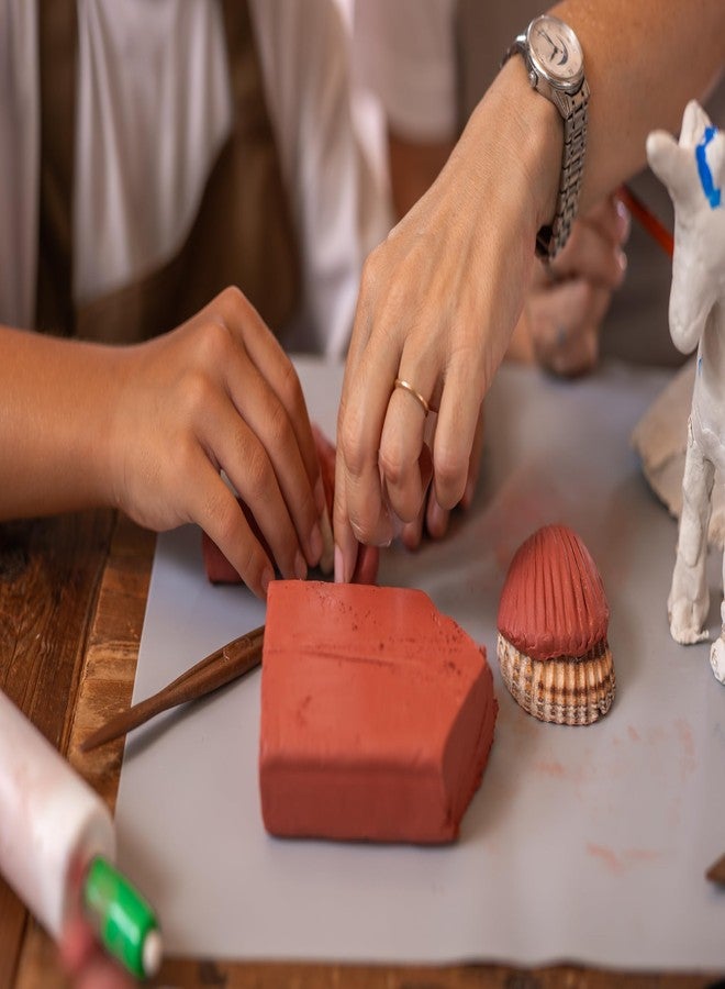 Jovi Air-Dry Modeling Clay; 8.8 oz. Terracotta, Non-staining, Perfect for Arts and Crafts Projects - Image 3