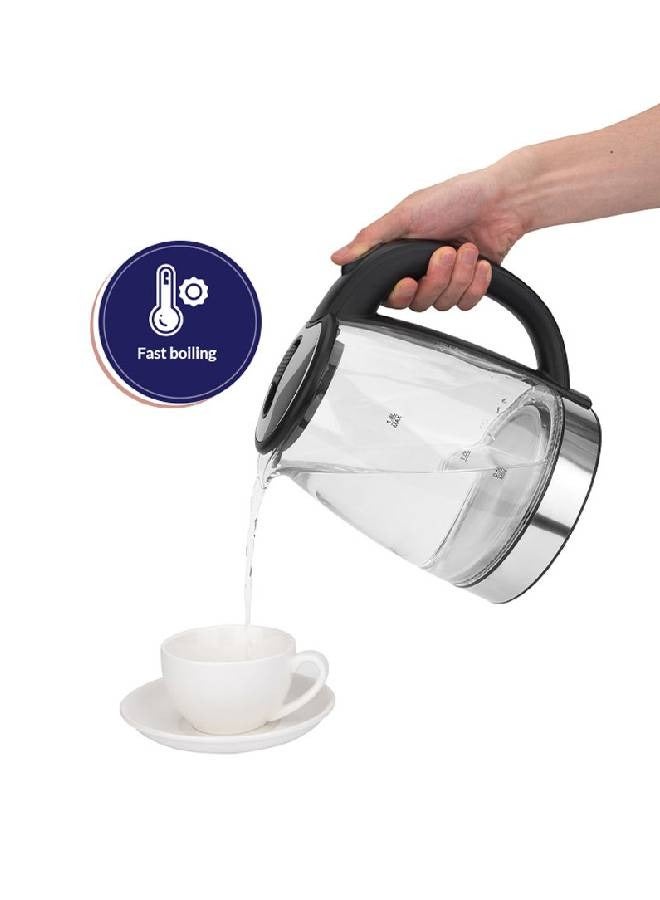 Arrow Steel Electric Kettle - 1.8 Liters - 1500 Watts - Steel - RO-18LKTG - Image 5