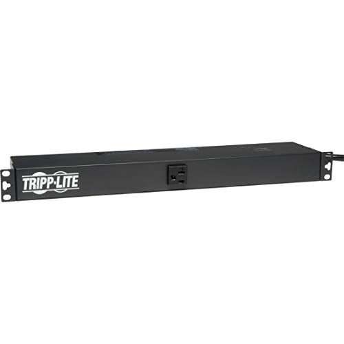 Tripp Lite ترِب لايت بيزيك بي دي يو، 20 أمبير، 13 مخرج (5-15/20R)، 120 فولت، مدخل L5-20P، سلك بطول 15 قدم، طاقة تركيب 1U (PDU1220T) - Image 1