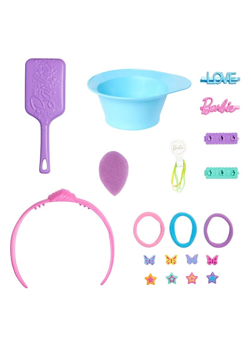 Barbie Doll Styling Head, Blonde Hair with 20+ Hair Styling Accessories - Image 3