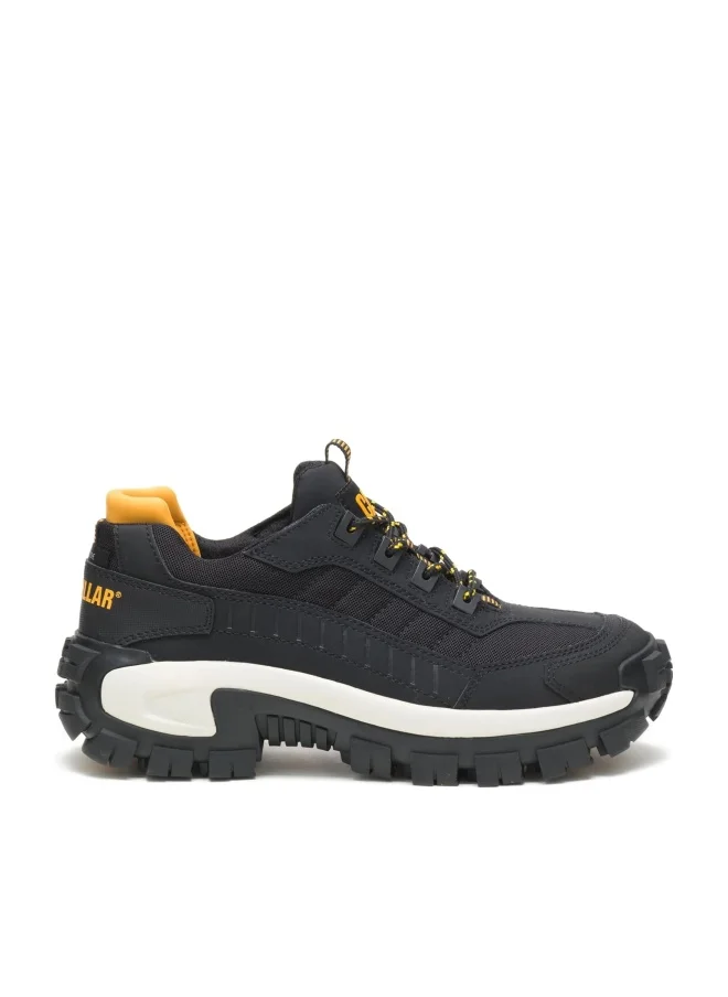 كاتربلر CAT Men’s Invader ST Safety Shoe – Steel Toe, Slip‑Resistant, EVA Comfort Midsole, Durable Pull‑Up Leather – Black/Full Moon