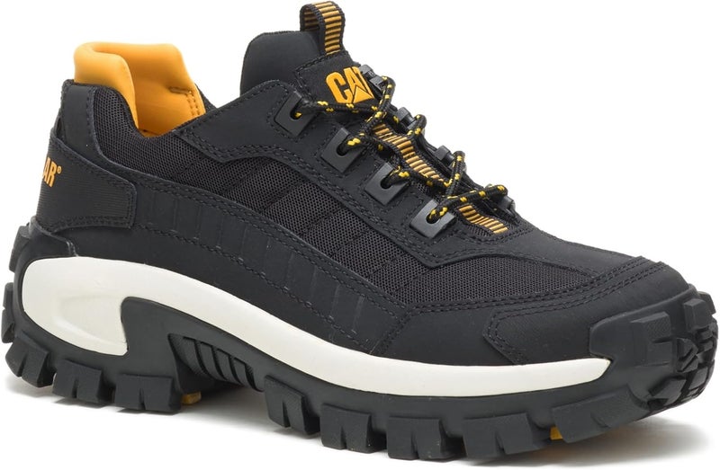 CATERPILLAR CAT Men’s Invader ST Safety Shoe – Steel Toe, Slip‑Resistant, EVA Comfort Midsole, Durable Pull‑Up Leather – Black/Full Moon - Image 2