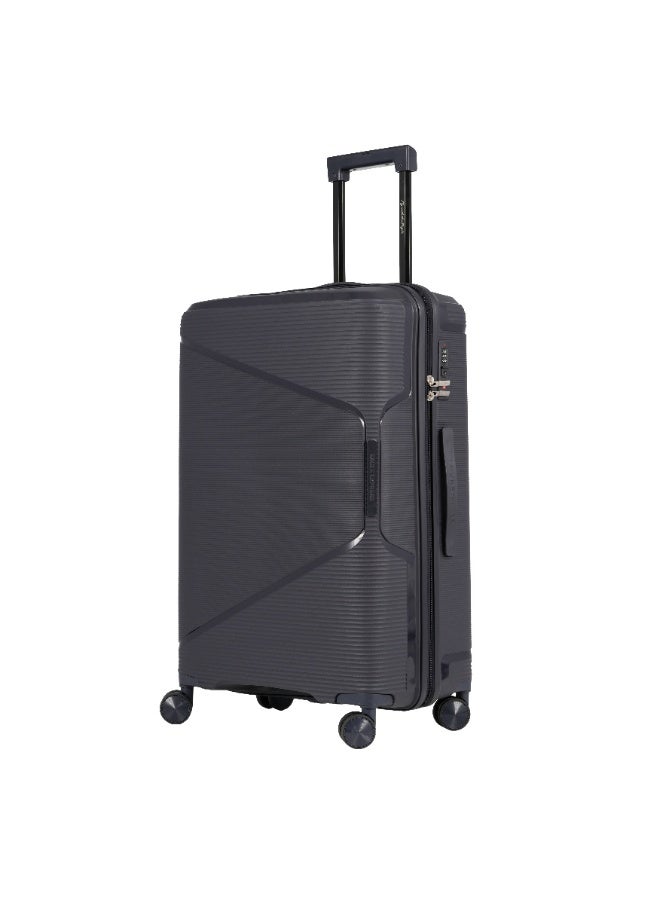 Eagle Express Cruiser Elite 28" Large Checked Luggage - Premium PP Scratch-Resistant Shell, Anti-Theft Zipper, High-Capacity - Dark Blue -1 Year Warranty - Image 2