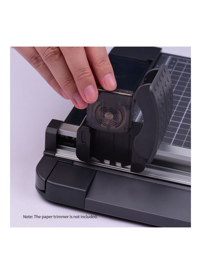 NIBEMINENT 2-Piece Multifunction A4 Paper Trimmer Blades Black - Image 3