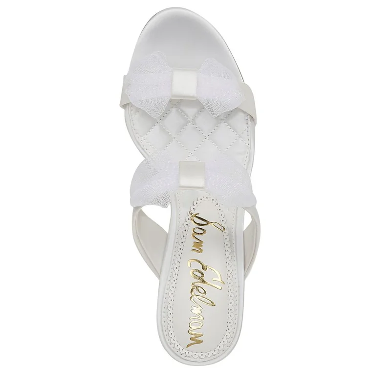 سام إيدلمان صندل نسائي بكعب عالي بحزامين زهر الياسمين