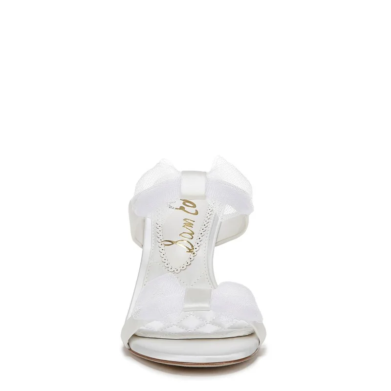 سام إيدلمان صندل نسائي بكعب عالي بحزامين زهر الياسمين