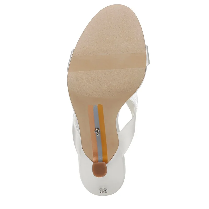 سام إيدلمان صندل نسائي بكعب عالي بحزامين زهر الياسمين