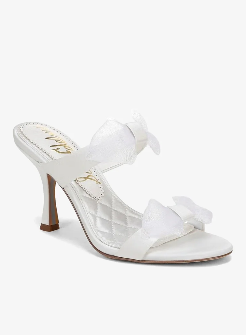 Sam Edelman WHITE Jasmine Double Strap Heel Mule for Women | Best Price UAE