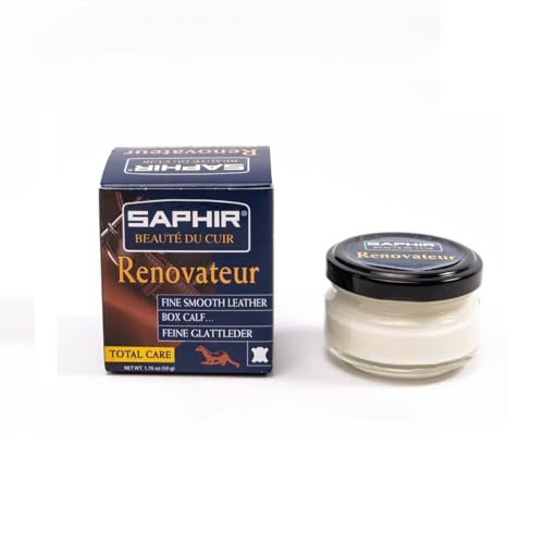 Saphir سافير بيوتي دو كوير رينوفاتور - ينظف، يغذي، يحمي ويعطي لمعة - مع قطعة قماش تنظيف شاموا - 50 مل - Image 2