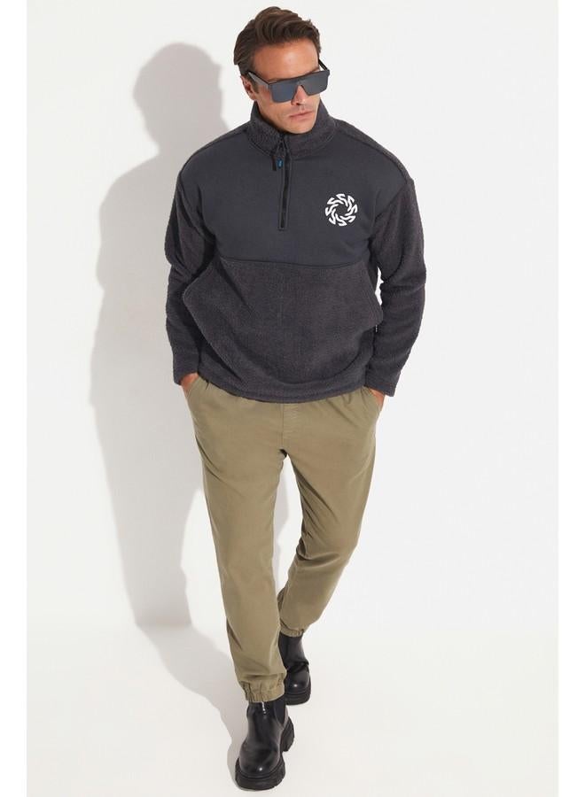 جون بنطلون جوجر رجالي بقصة عادية من جوني - كاكي - Image 1