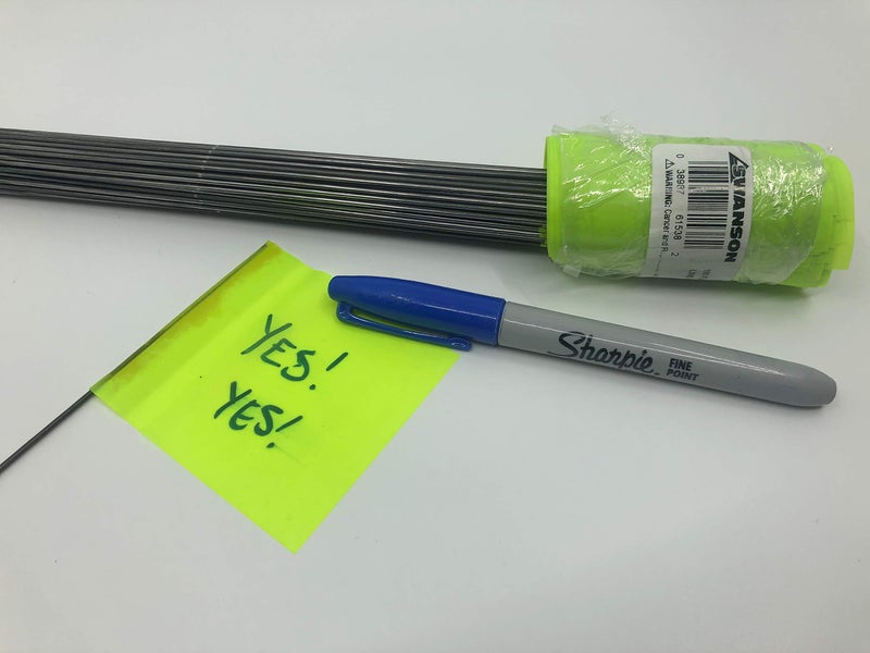 Swanson Tool Co. , Inc Swanson Tool Co FBL15100 2.5-Inch by 3.5-Inch Marking Flags with 15-Inch Wire Staffs, Blue, 100-Pack - Image 5