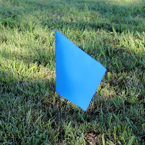 Swanson Tool Co. , Inc Swanson Tool Co FBL15100 2.5-Inch by 3.5-Inch Marking Flags with 15-Inch Wire Staffs, Blue, 100-Pack - Image 2