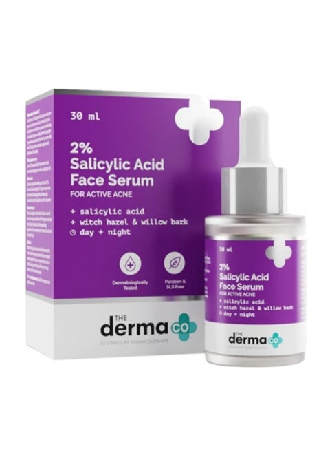 2% Salicylic Acid Face Serum For Acne And Acne Marks - 30 Mldermaco