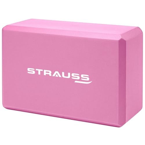 Strauss Yoga Block, (Pink) - Image 1