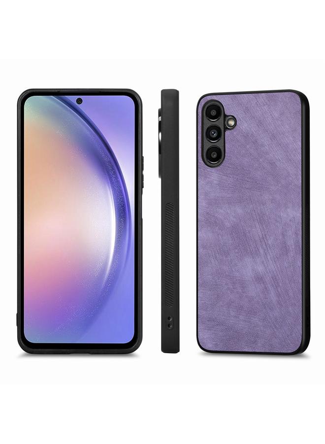 اس-توب جراب لهاتف Samsung Galaxy A12 مصنوع من الجلد العتيق وغطاء خلفي من البولي كربونات - Image 2