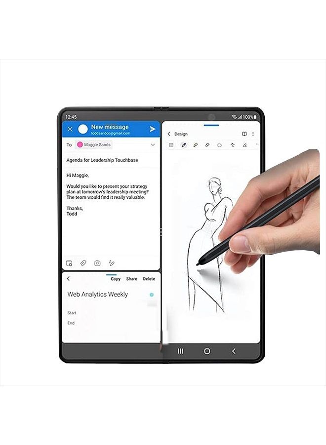 Dogxiong Galaxy Z Fold 3 S Pen Replacement Fold 4 Pen Replacement + 2 Pen Tips for Samsung Galaxy Z fold 3 4 S Pen Touch Stylus S Pen +Replacement Tips/Nibs - Image 2