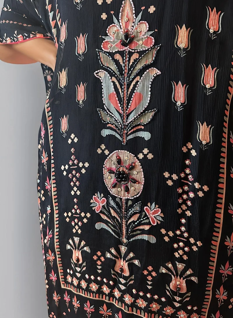 إكستاسي كفتان مطبوع