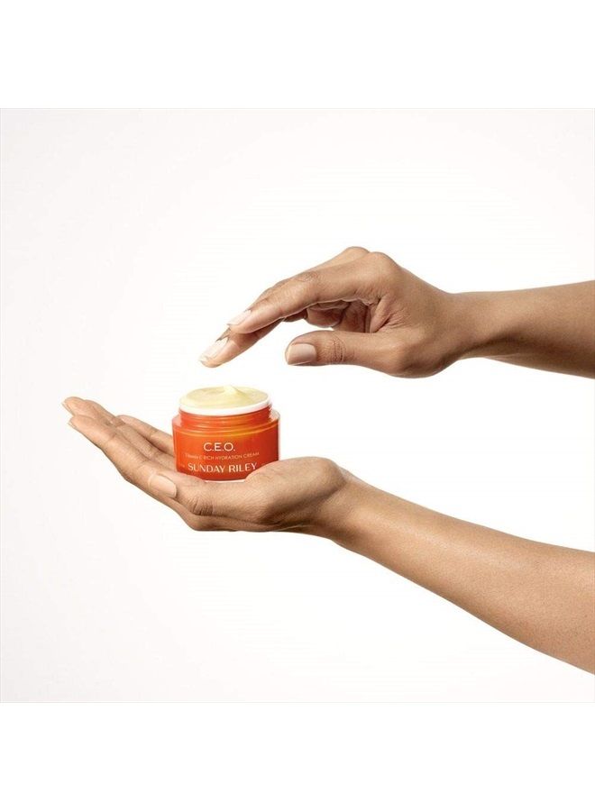 Sunday Riley C.E.O. Vitamin C Rich Hydration Cream Face Moisturizer - Image 5