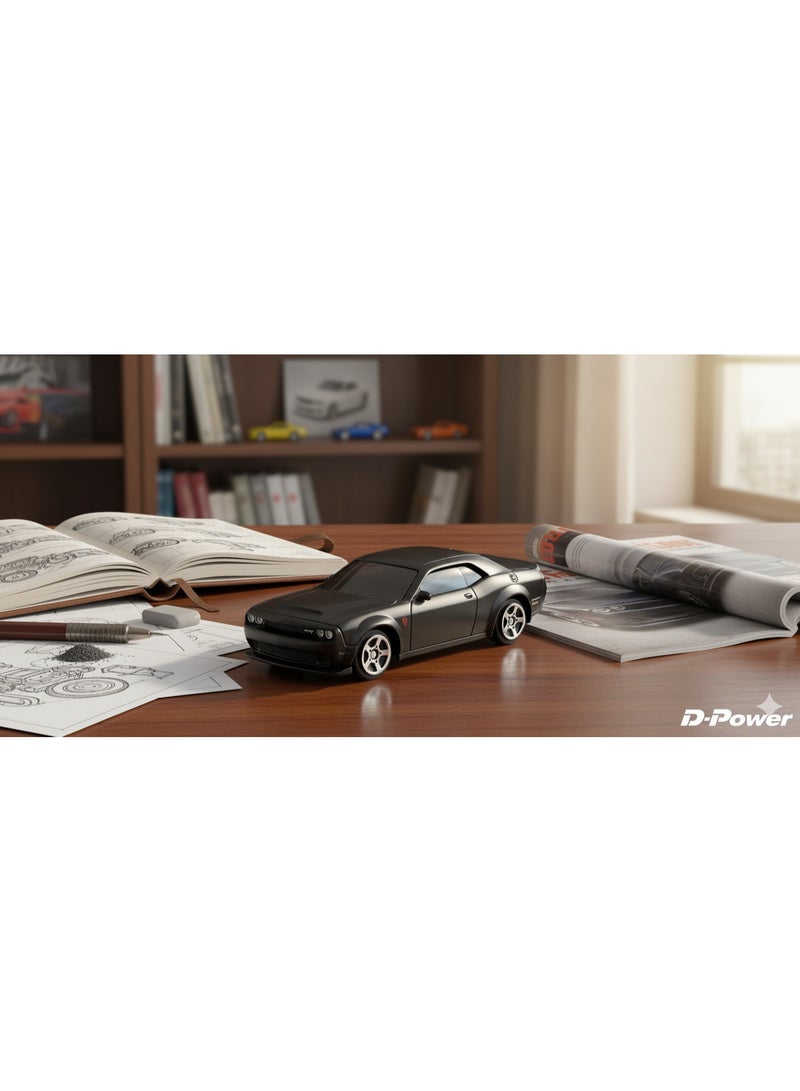 D-Power 1:64 نموذج سيارة دودج تشالنجر SRT ديمون 2018 – نموذج قابل للجمع مرخص - Image 2