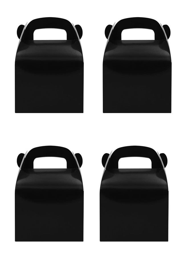 Oletx 30-Pack Black Party Favor Treat Boxes, Goodie Boxes, Gable Paper Gift Boxes with Handles. Perfect for Birthday, Baby Shower and Any Fun Party Decoration Supplies. - Image 1