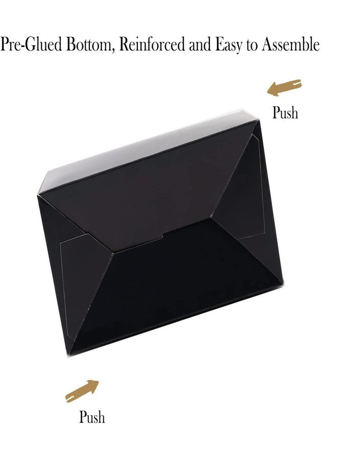 Oletx 30-Pack Black Party Favor Treat Boxes, Goodie Boxes, Gable Paper Gift Boxes with Handles. Perfect for Birthday, Baby Shower and Any Fun Party Decoration Supplies. - Image 5