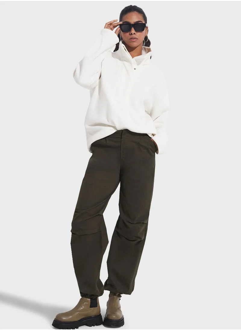 جون High Waist Pants